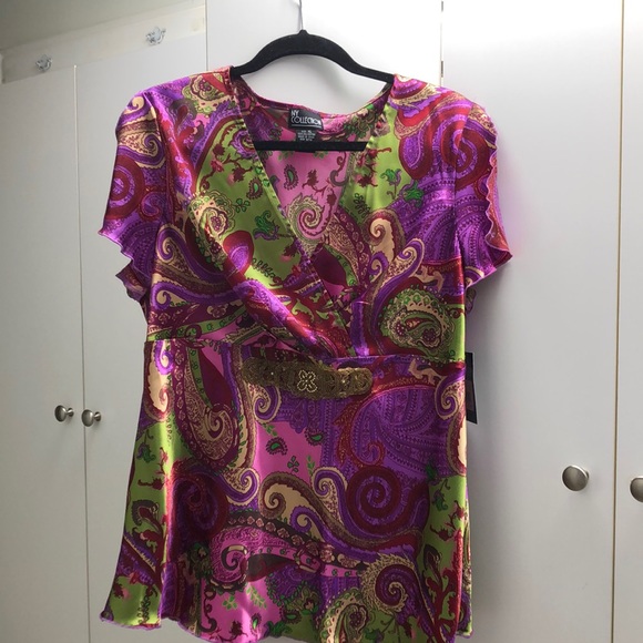 NY Collection Tops - ⬇️⬇️⬇️MULTI COLOR BLOUSE FROM NEW YORK &CO